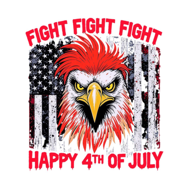 Happy 4th of July Patriotic Eagle Celebrate by Art2Wear