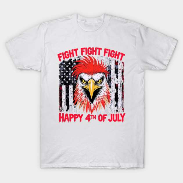 Fight for Freedom 4th of July Eagle Patriotic T-Shirt by Art2Wear