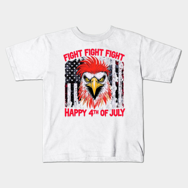 Fight for Freedom 4th of July Eagle Patriotic Kids T-Shirt by Art2Wear