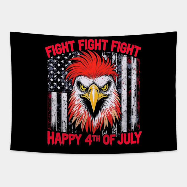 Fight for Freedom 4th of July Eagle Patriotic Tapestry by Art2Wear