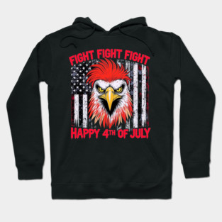 Fight for Freedom 4th of July Eagle Patriotic Hoodie