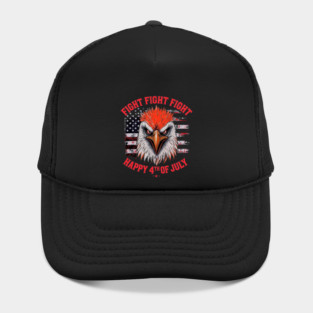 Patriotic Eagle Fight Fourth of July Celebration Hat