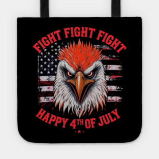 Patriotic Eagle Fight Fourth of July Celebration Tote