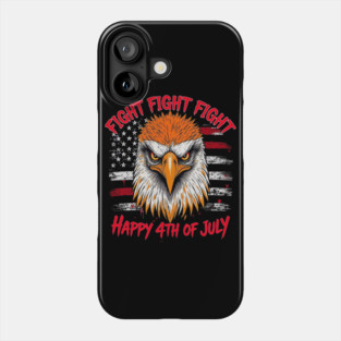 Patriotic Bald Eagle Happy 4th of July American Phone Case