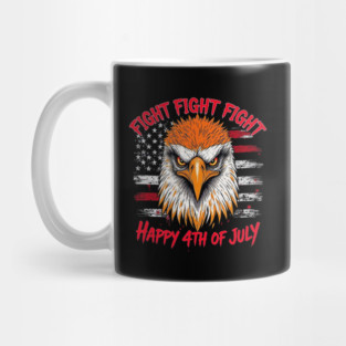 Patriotic Bald Eagle Happy 4th of July American Mug