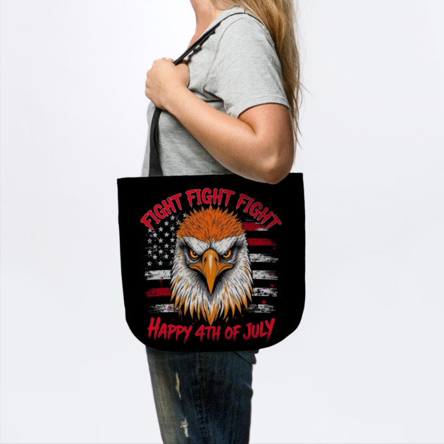 Patriotic Bald Eagle Happy 4th of July American by Art2Wear