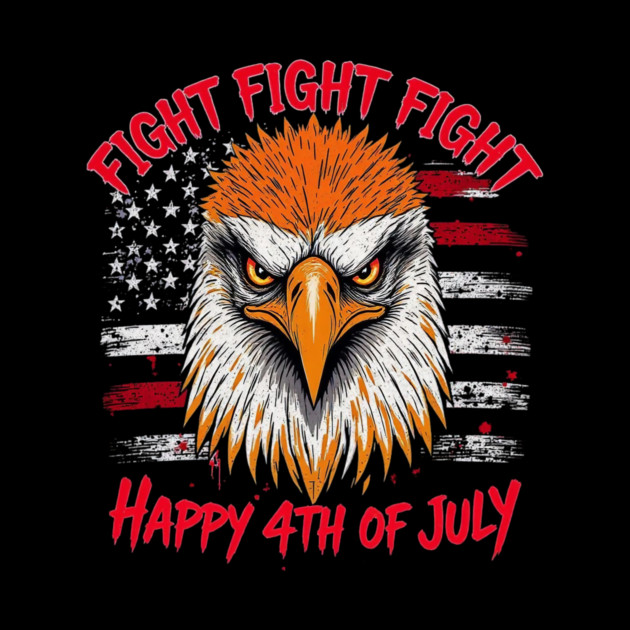 Patriotic Bald Eagle Happy 4th of July American by Art2Wear