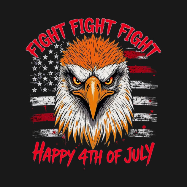 Patriotic Bald Eagle Happy 4th of July American by Art2Wear