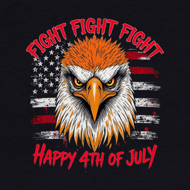 Patriotic Bald Eagle Happy 4th of July American by Art2Wear