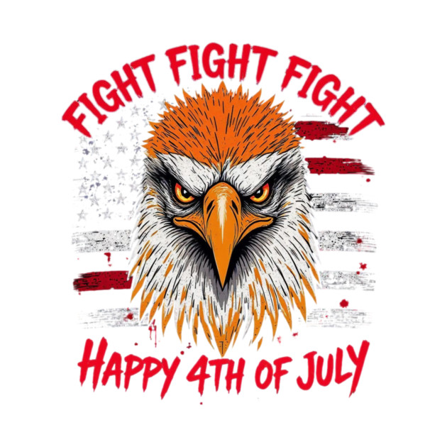 Patriotic Bald Eagle Happy 4th of July American by Art2Wear