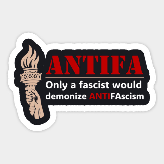 Only A Fascist Would Demonize ANTIFAscism Magnet by Charles's Store 8