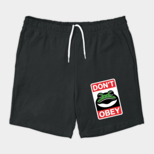 Portland Frog Don't Obey Shorts