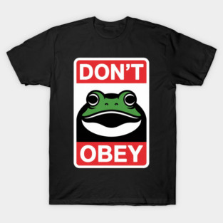 Portland Frog Don't Obey T-Shirt