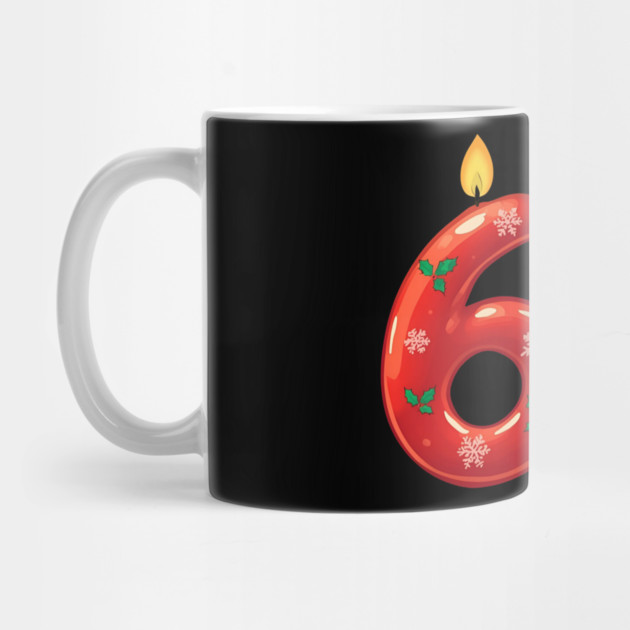 67 Christmas Candles and Candy Holiday (6,7) Six Seve Meme by shirtlux