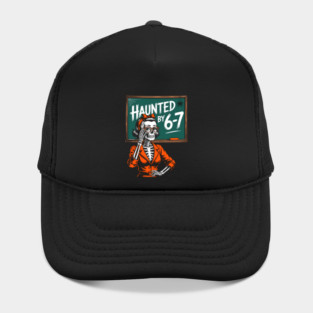 Haunted by 6-7 Halloween Skeleton Teacher Hat