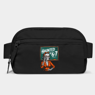 Haunted by 6-7 Halloween Skeleton Teacher Bag
