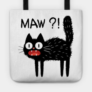 MAW?! Black Cat T-Shirt Tote
