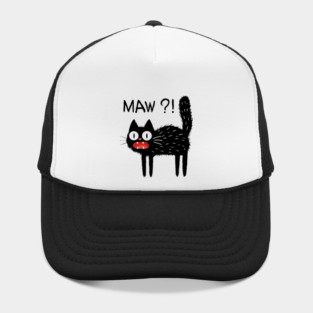 MAW?! Black Cat T-Shirt Hat