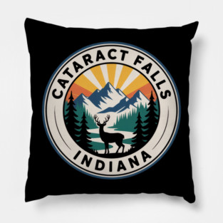 Cataract Falls Indiana Pillow