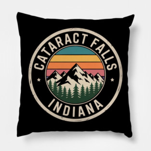 Cataract Falls Indiana Pillow