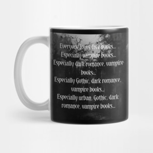 Vampire Book Girlie Mug