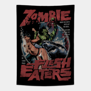 Zombie Flesh eaters, Lucio Fulci, Italian Horror Tapestry