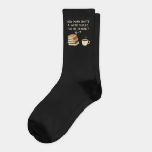 Funny-Reading-67-Six-Seven-Meme-English-Teacher-Book-Lover Socks