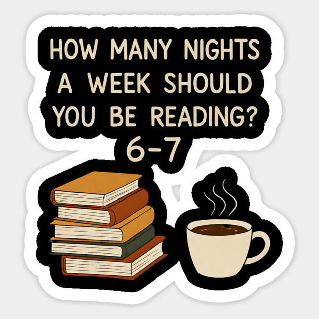 Funny-Reading-67-Six-Seven-Meme-English-Teacher-Book-Lover Sticker by ArtistTee ⭐⭐⭐⭐⭐