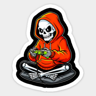 Skeleton Gamer Hoodie - Always Gaming   💀 🎮 Magnet