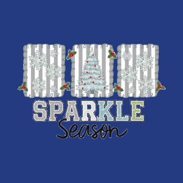 Sparkle Season Christmas Tree & Snowflake Design by Kathy Hawke