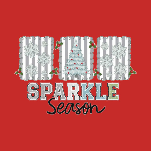 Sparkle Season Christmas Tree & Snowflake Design by Kathy Hawke