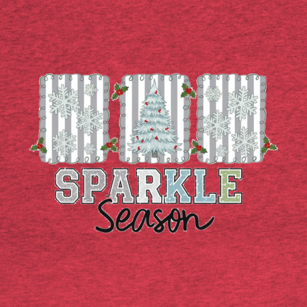 Sparkle Season Christmas Tree & Snowflake Design by Kathy Hawke