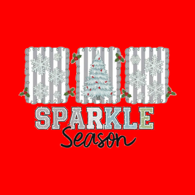 Sparkle Season Christmas Tree & Snowflake Design by Kathy Hawke