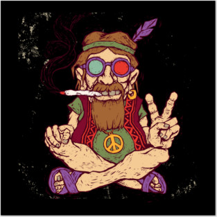Peace, Love & Weed Posters and Art