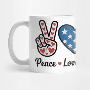 Fourth Of July Cheer Girls 10-12 Cheerleading American Mug