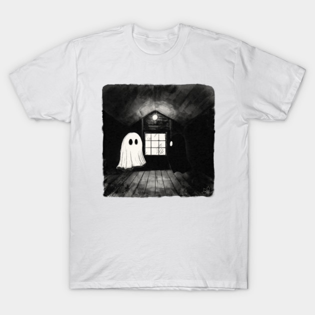 Attic Ghosts T-Shirt by hollydoesart