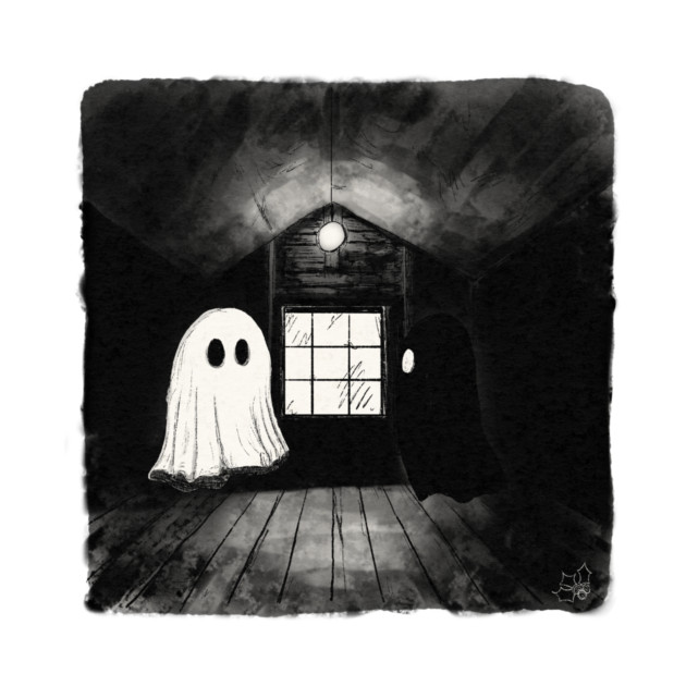 Attic Ghosts by hollydoesart