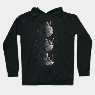 Scratching moon Hoodie
