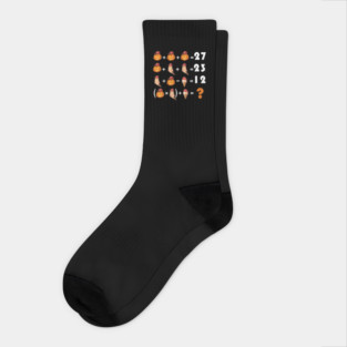 Funny Equation 67 Meme Halloween for Math Teachers Socks