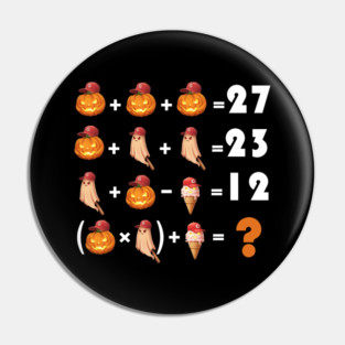 Funny Equation 67 Meme Halloween for Math Teachers Pin