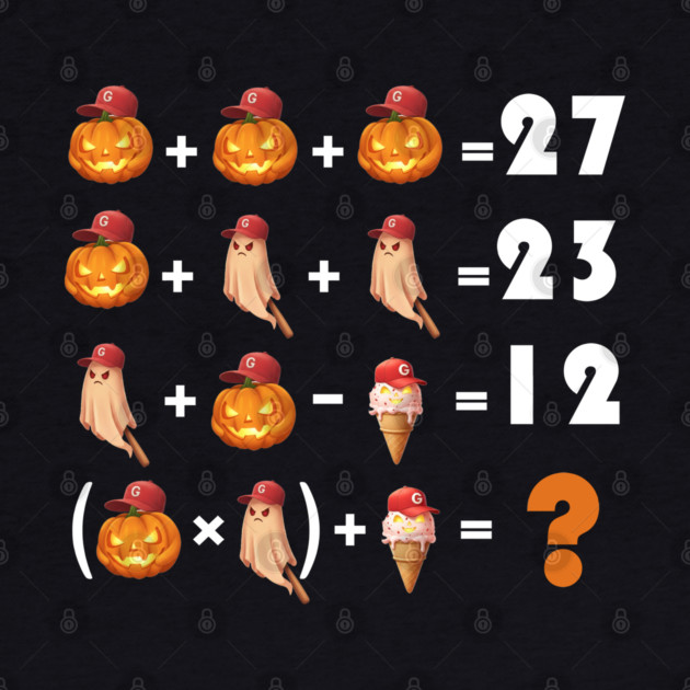 Funny Equation 67 Meme Halloween for Math Teachers by Db Printed