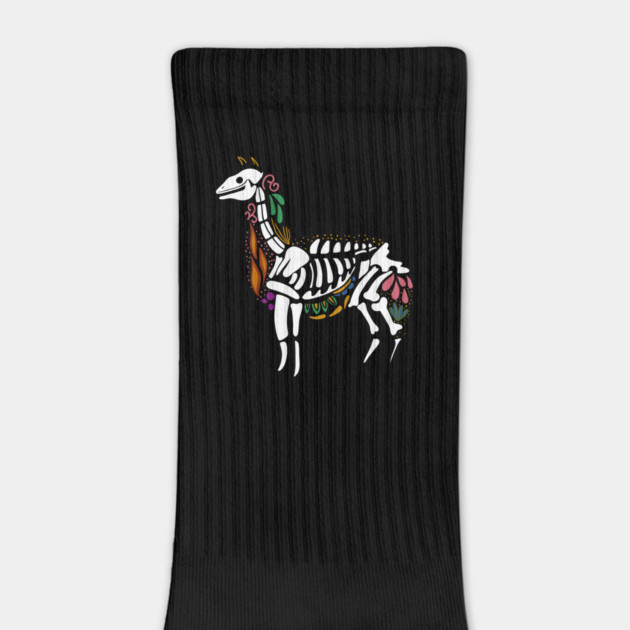 Day of the dead Llama Alpaca Sugar Skull by logiamerch