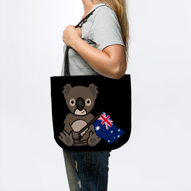 Cute Koala Australian Flag Animal by logiamerch