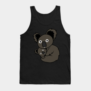 Cute Koala Mom with cub Animal Tank Top