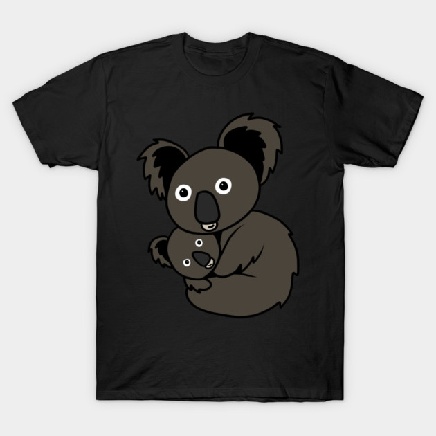 Cute Koala Mom with cub Animal T-Shirt by logiamerch