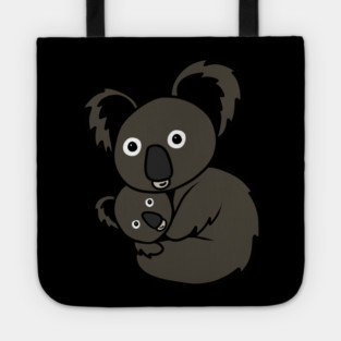 Cute Koala Mom with cub Animal Tote