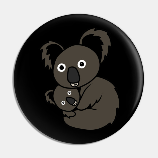 Cute Koala Mom with cub Animal Pin by logiamerch