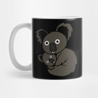 Cute Koala Mom with cub Animal Mug