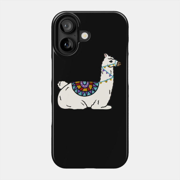 Peruvian llama Alpaca Animal Phone Case by logiamerch