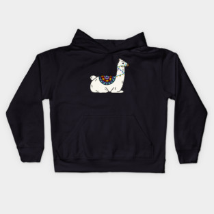 Peruvian llama Alpaca Animal Kids Hoodie